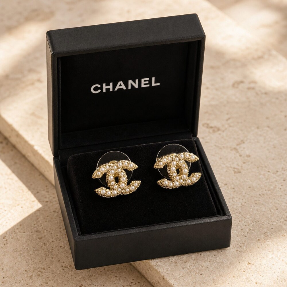 CHANEL Classic Parisian Earrings Style 40 | New with Box - Picture 2 of 9